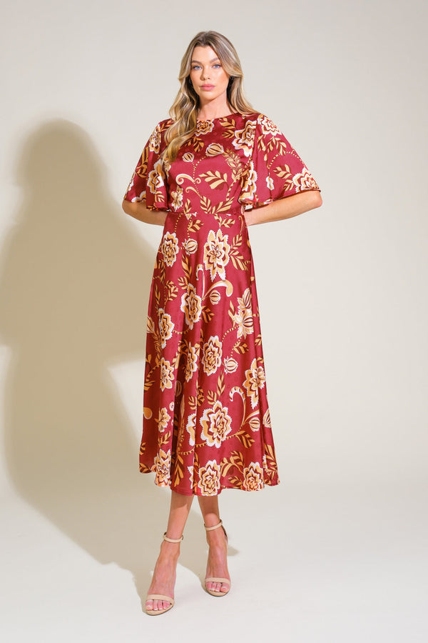 total-frill-woven-midi-dress Flying Tomato-Sophia's StyleDRESSES-1